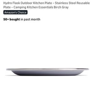 Hydro Flask outdoor kitchen plate - Birch Gray